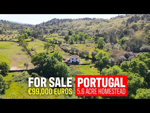 Видео: Усадьба площадью 5,6 акров НА ПРОДАЖУ Celorico da Beira, Guarda (Центральная Португалия - Недвижи...