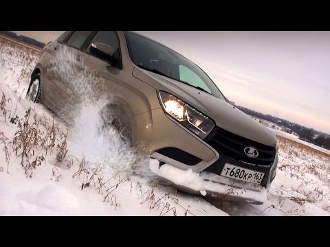 Видео: Lada Vesta, Lada XRAY и Datsun miDO: зимний тест
