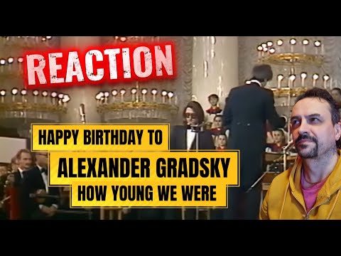 Видео: Александр Градский Как молоды мы были. Авторский вечер А.Пахмутовой (1988) REACTION