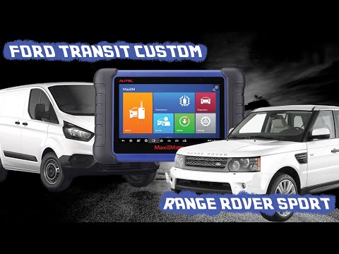 Видео: Range Rover Sport 2007 / Ford Transit Custom  / программирование ключа программатор Autel 508IM