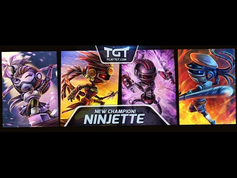 Видео: Trans Galactic Tournament:Новый Игрок NINJETTE