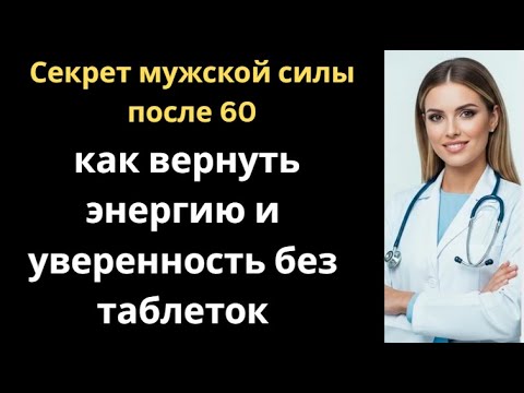 Видео: Секрет мужской силы после 60: как вернуть энергию и уверенность без таблеток