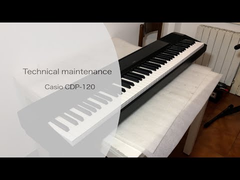 Видео: Техническое обслуживание цифрового пианино Casio  CDP-120