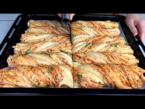 Видео: Это САМОЕ ВКУСНОЕ, что я когда-либо ел! Невероятно вкусная закрученная пицца
