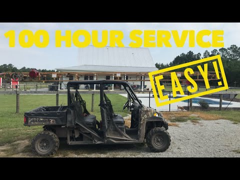 Видео: Polaris Ranger 900XP 100-часовое обслуживание