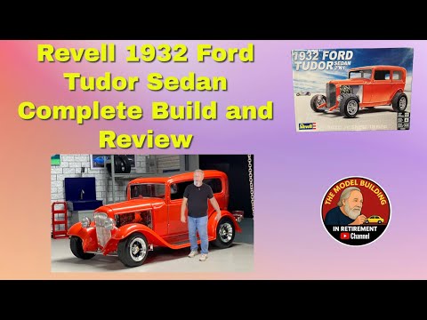 Видео: Обзор сборки и комплектации седана Ford Tudor 1932 года выпуска Revell