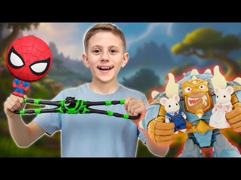 Видео: ГЕРОИ ELASTICORPS Луффи и Spider-Man спасают семью мышей!