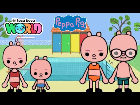Видео: 🐷 СВИНКА ПЕППА В ТОКА БОКА | 🏊‍♂️🌊 Плаванье | Toca Boca World ❤️