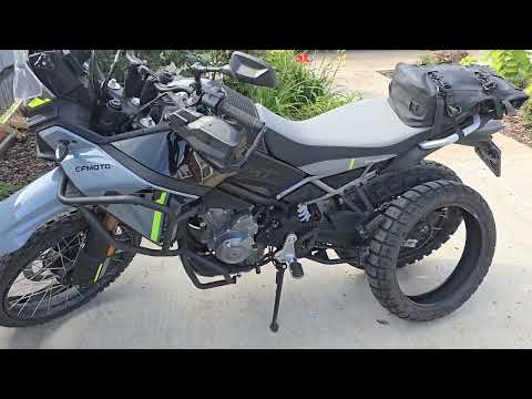 Видео: Новые шины Mitas E-10 на CFMOTO 450MT