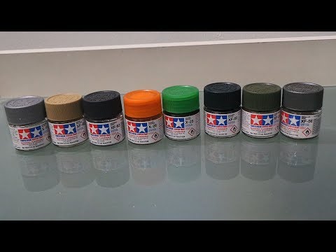 Видео: Мои краски и лаки Tamiya и результат их применения