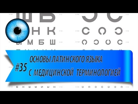 Видео: # 35 Основы латинского языка с медицинской терминологией
