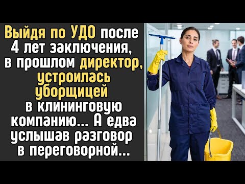 Видео: Выйдя по УДО после 4 лет заключения, в прошлом директор, устроилась УБОРЩИЦЕЙ в клининговую служ