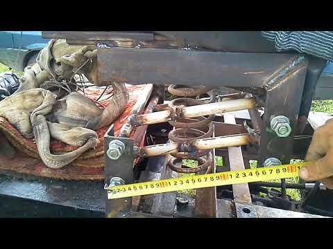 Видео: Самая простая "мягкая сидушка" на самодельный минитрактор!!! Обзор!