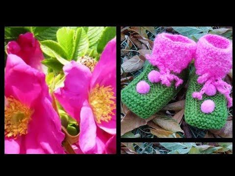 Видео: МК/"ШИПОВНИК"/ПИНЕТКИ НА ДВУХ СПИЦАХ БЕЗ ШВОВ