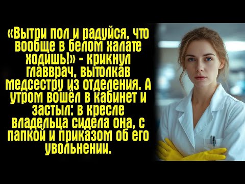 Видео: «Вытри пол и радуйся, что вообще в белом халате ходишь!» — крикнул главврач, вытолкав медсестру