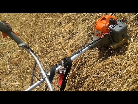 Видео: Бензокоса Zimani 226R / Holzfforma 226R после 4,5 гектар сенокса !!!