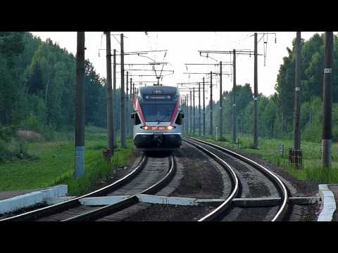 Видео: [БЧ] ЭПг-001 Минск - Беларусь (о.п. Зелёное, 09.07.2011)