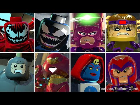 Видео: LEGO Супергерои Marvel - Все боссы (на английском) [2K]