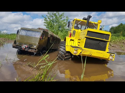 Видео: Бездорожье ломает КАМАЗ, а КИРОВЦА нет! ... Сравнительный тест 4х4