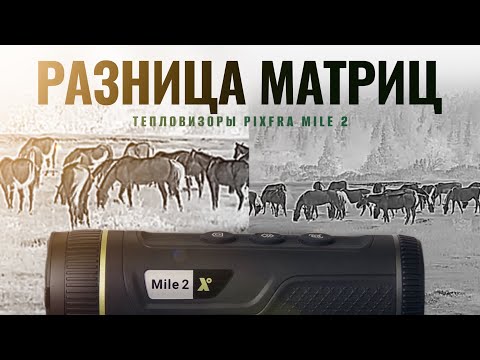 Видео: Тепловизоры Pixfra Mile2 / КАКИЕ МАТРИЦЫ БЫВАЮТ / Наглядное сравнение от СЛАБОЙ к МОЩНОЙ