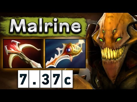 Видео: Мид Санд Кинг с рапирой и критами! - Malrine Sand King 7.37 DOTA 2