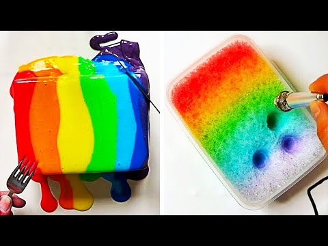 Видео: Удовлетворяющая слизь ASMR | Расслабляющее видео слизи # 704