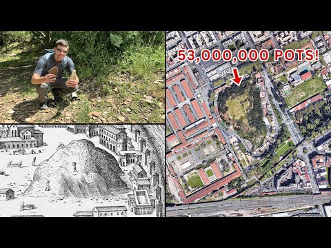 Видео: Гора древнего мусора в Риме