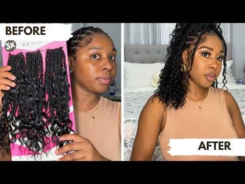 Видео: Богемские бокс-брейды | Вязаные крючком бокс-брейды