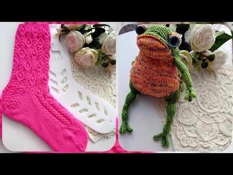 Видео: Вяжу носки "Ребекка". Купила классные блокаторы 🧦🥰. Продвижения!