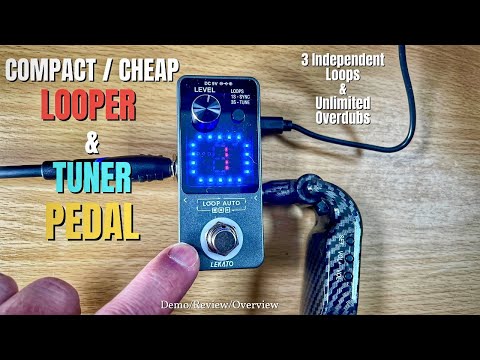 Видео: Дешёвая педаль LOOPER + TUNER - Lekato Looper - Демо/Обзор/Учебник
