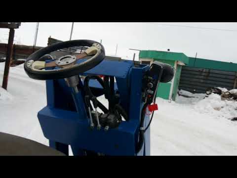 Видео: Мини погрузчик "Крепыш"