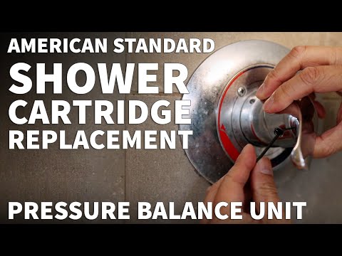 Видео: Инструкции по замене душевого картриджа American Standard — Устройство балансировки давления в ду...