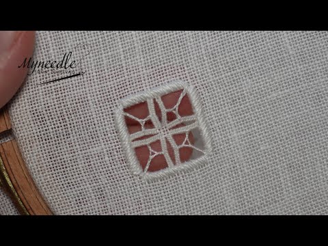 Видео: Hardanger embroidery/Вишивка хардангер.