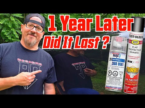 Видео: Как держатся матовый черный цвет TURBO и 2K Gloss Clear (спустя год)
