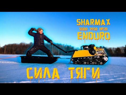 Видео: Не покупай бюджетный мотобуксировщик, пока не посмотришь. Мотособака SHARMAX S500 1450 HP20 ENDURO