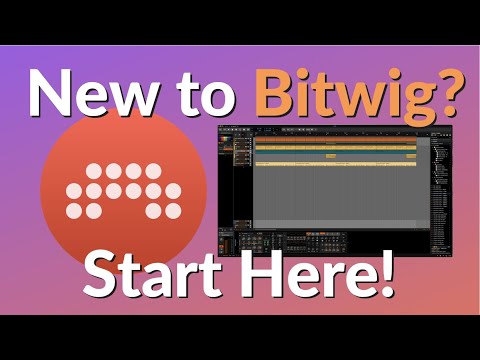 Видео: Итак, вы только что купили #bitwig, что теперь? (Урок для начинающих)