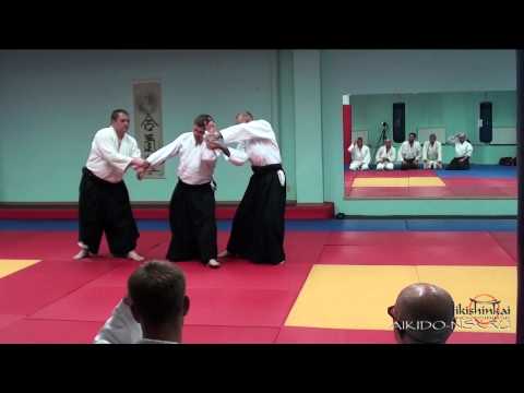 Видео: Футари дори - техника Айкидо от двух нападающих