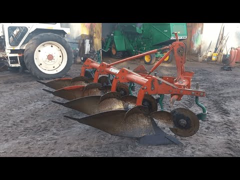 Видео: 4-корпусний плуг Квернеланд MZ-8