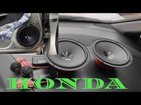 Видео: Установка компонентой акустики Hertz DSK 165.3 Honda Civic 8