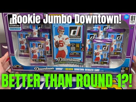 Видео: ДАВАЙТЕ ОТКРОЕМ ЕЩЁ! Лучший набор Donruss Football Costco 2025?! Джамбо-новичок в центре города!
