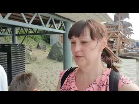 Видео: Абхазия,  Лдзаа, прогулка вдоль моря июнь 2025