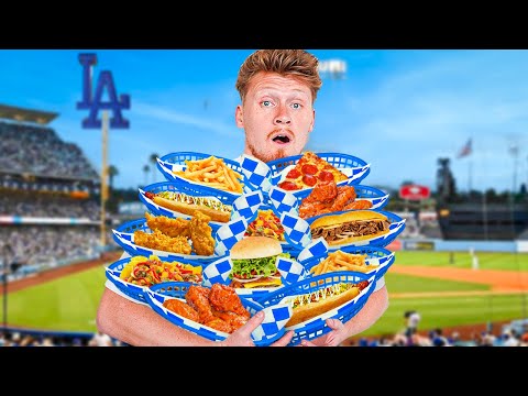 Видео: Я съел ВСЕ на ИГРЕ MLB!