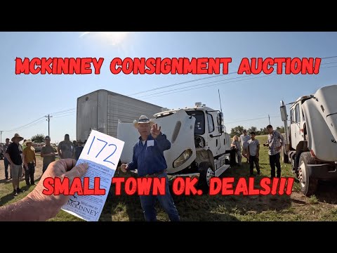 Видео: Сделки на комиссионном аукционе McKinney's в Вагонере, Оклахома!