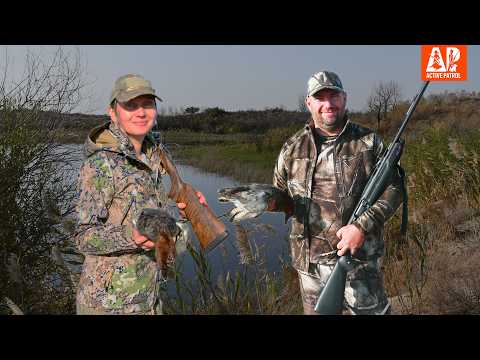 Видео: ОХОТА НА УТКУ в Степях Казахстана | Английский Сеттер