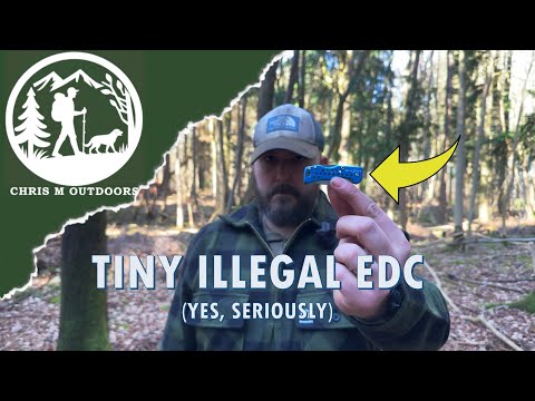 Видео: Маленький нож, продаваемый британскими розничными торговцами как EDC, на самом деле НЕЗАКОНЕН для...