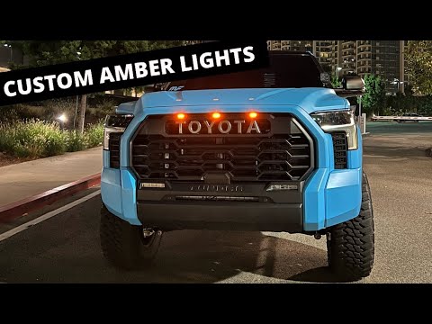 Видео: Установка решетки радиатора Tundra TRD Pro Grill 2022 года! С ИДЕАЛЬНО подобранными янтарными дис...