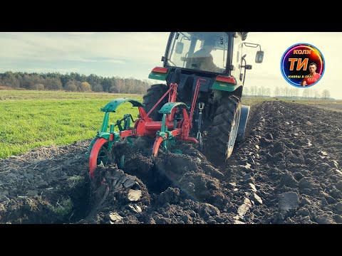 Видео: Запустив дракона в роботу🔥Перша весняна оранка 2024 ДТЗ 5504НК з плугом Kverneland Stenomat 2-40‼️