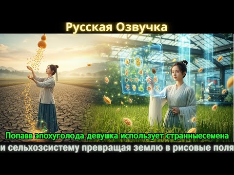 Видео: Попавв эпохуголода девушка использует странныесемена и сельхозсистему превращая землю в рисовые поля