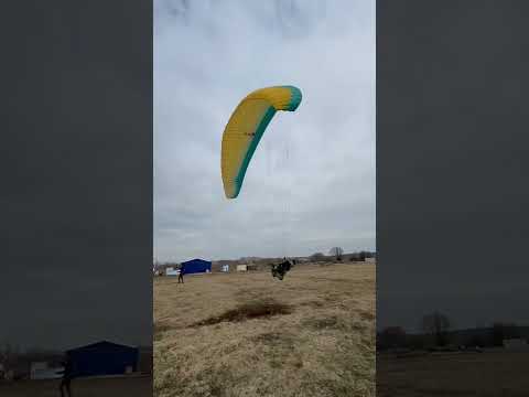 Видео: Старт на параплане, Клуб "Горизонт"