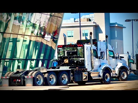 Видео: 156. Траки для нефтянки. Приключения продолжаются! Kenworth T880. Alberta, Canada 2025